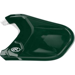 Rawlings | MACH Adjust Face Guard | Adjustable Extension Piece | Fits Mach Series Helmets | Gloss| LHB & RHB Options(Dark Green)