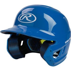 Rawlings | MACH Baseball Batting Helmet | Gloss | JR & SR Sizes | Multiple Colors(Gloss Royal)