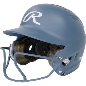Rawlings | MACH HI-VIZ Fastpitch Softball Batting Helmet | Face Guard Attached(Columbia Blue)