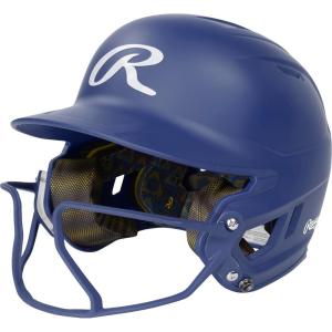 Rawlings | MACH HI-VIZ Fastpitch Softball Batting Helmet | Face Guard Attached(Royal)
