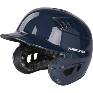 Rawlings | R16 Velo Baseball Batting Helmet | Gloss | JR & SR Sizes | Multiple Colors(Gloss Navy)