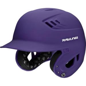 Rawlings | R16 Velo Baseball Batting Helmet | Matte | JR & SR Sizes | Multiple Colors(Matte Purple)