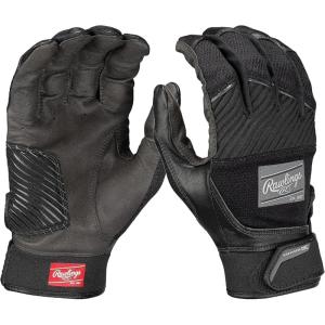 Rawlings | Workhorse OKC Fastpitch Softball Batting Gloves | Adult | Multiple Colors(Black)