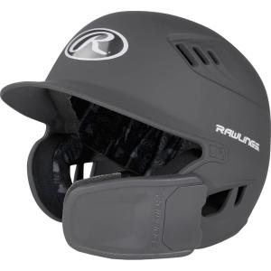 Rawlings R16 Velo Reversible EXT Batting Helmet | Reversible Face Guard(Matte Graphite)
