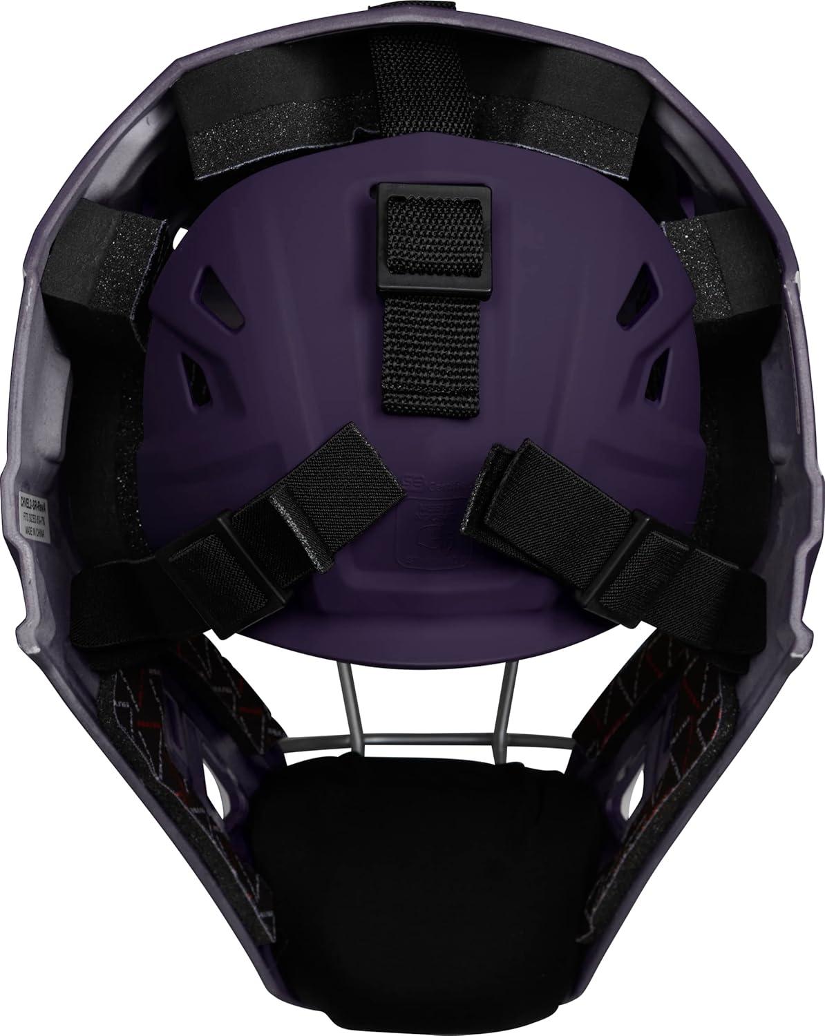 imageRawlings  Velo 20 Catchers Helmet  Baseball  Junior amp Senior Sizing  Multiple ColorsPurpleWhite