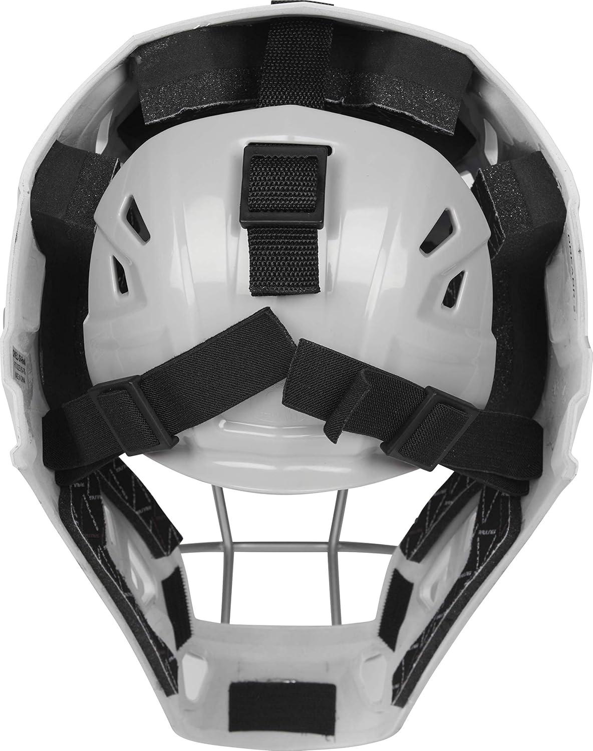 imageRawlings  Velo 20 Catchers Helmet  Baseball  Junior amp Senior Sizing  Multiple ColorsWhiteSilver