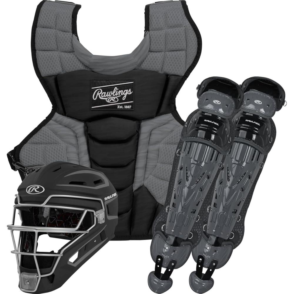 imageRawlings  Velo 20 Catchers Set  Baseball  Multiple Sizes  Multiple ColorsBlack  Graphite
