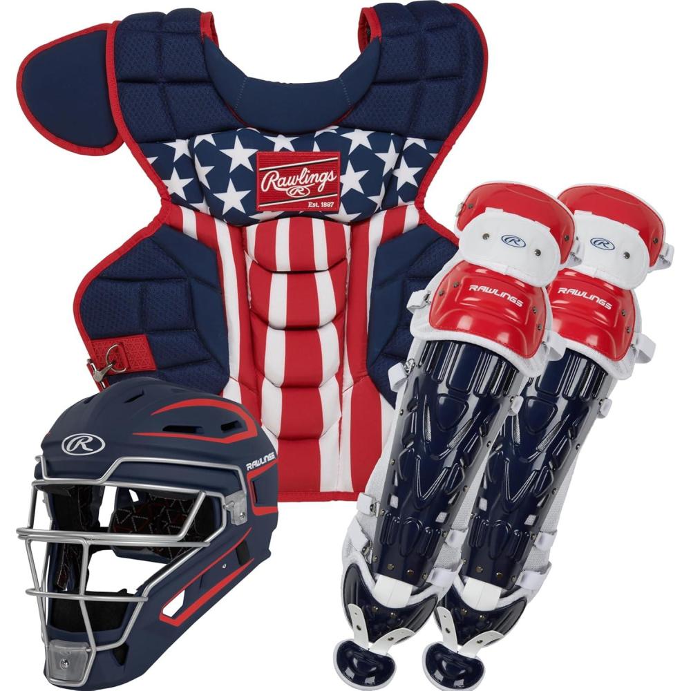 imageRawlings  Velo 20 Catchers Set  Baseball  Multiple Sizes  Multiple ColorsStars  Stripes