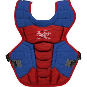 Rawlings | Velo 2.0 Catcher’s Chest Protector | Baseball | Adult & Intermediate Sizing | Multiple Colors(Royal/Scarlet)