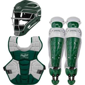 Rawlings | Velo 2.0 Catcher’s Set | Baseball | Multiple Sizes | Multiple Colors(Dark Green / White)