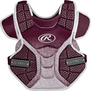 Rawlings | Velo Catcher’s Chest Protector | Fastpitch Softball | Adult & Intermediate Sizes | Multiple Styles(Maroon/White)
