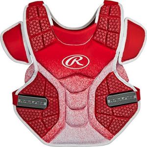 Rawlings | Velo Catcher’s Chest Protector | Fastpitch Softball | Adult & Intermediate Sizes | Multiple Styles(Scarlet/White)