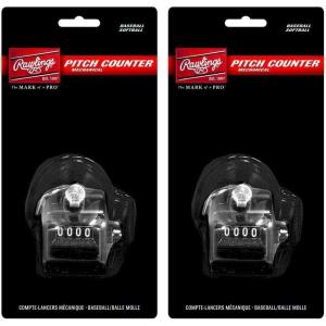 Rawlings | Mechanical Pitch Counter | Baseball/Softball(One Size (Pack of 2))