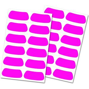 Rawlings | Eye Black Adhesive Stickers | Multiple Colors – 12 Pairs(Pink)