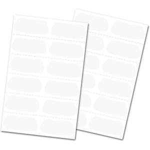 Rawlings | Eye Black Adhesive Stickers | Multiple Colors – 12 Pairs(White)