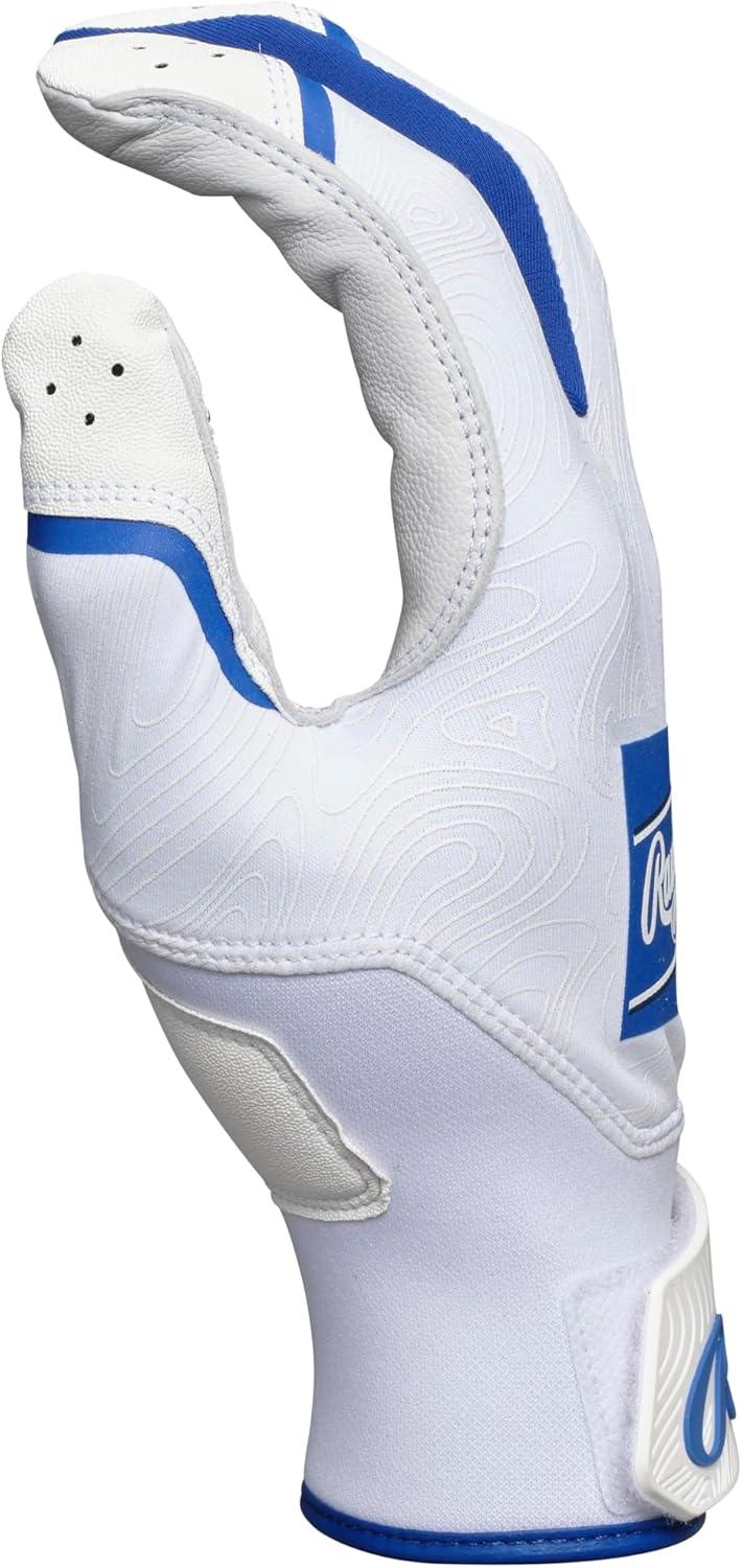 imageRawlings Clout Baseball Batting Gloves Adult Sizes Multiple ColorsWHITEROYAL