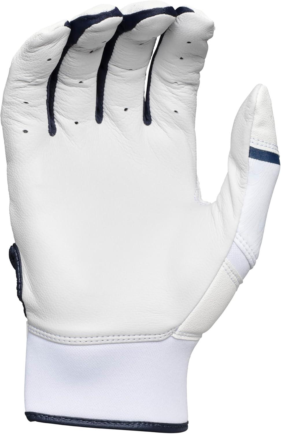 imageRawlings  Clout Baseball Batting Gloves  Youth Sizes  Multiple ColorsWHITENAVY