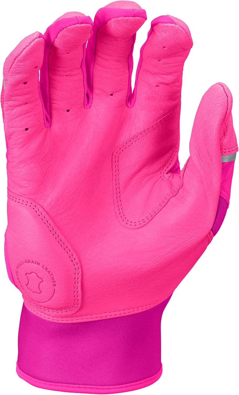 imageRawlings  Workhorse Baseball Batting Gloves  Adult Sizes  Multiple ColorsElectric Unicorn Pink
