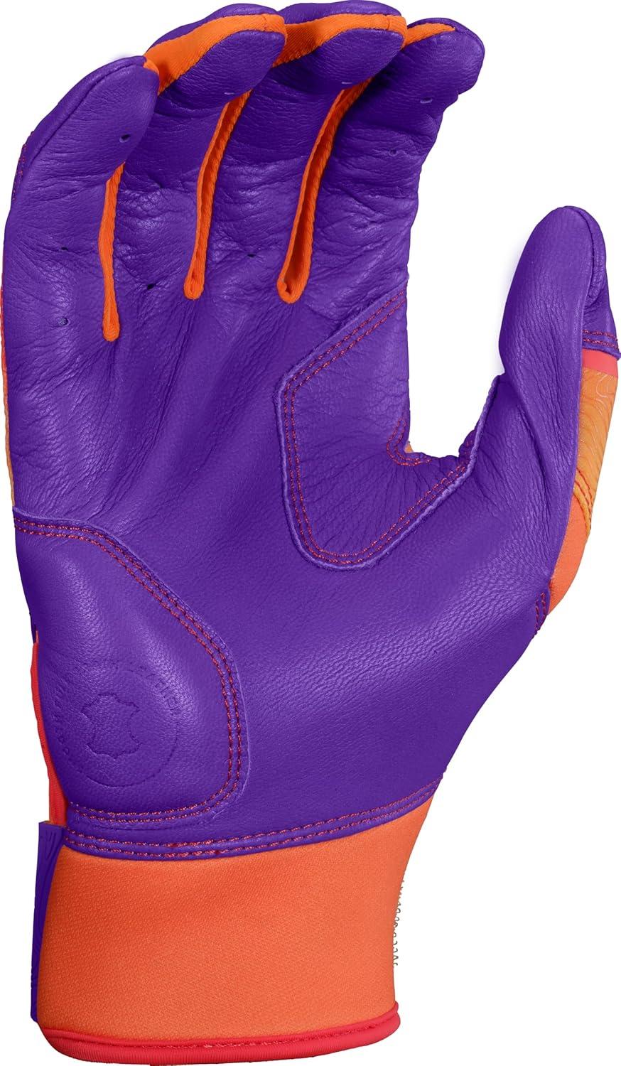 imageRawlings  Workhorse Baseball Batting Gloves  Adult Sizes  Multiple ColorsPurple  Orange