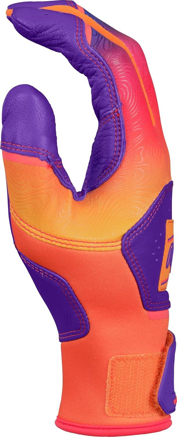 imageRawlings  Workhorse Baseball Batting Gloves  Adult Sizes  Multiple ColorsPurple  Orange