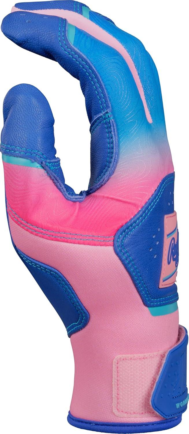 imageRawlings Workhorse Baseball Batting Gloves Adult Sizes Multiple ColorsRoyal Pink