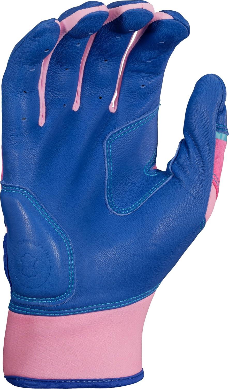 imageRawlings Workhorse Baseball Batting Gloves Adult Sizes Multiple ColorsRoyal Pink