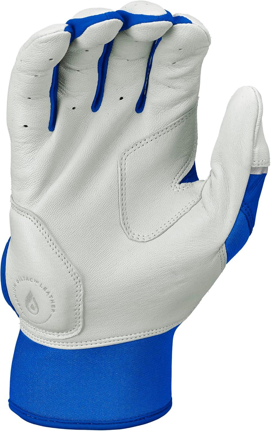 imageRawlings  Workhorse Baseball Batting Gloves  Adult Sizes  Multiple ColorsWhiteRoyal