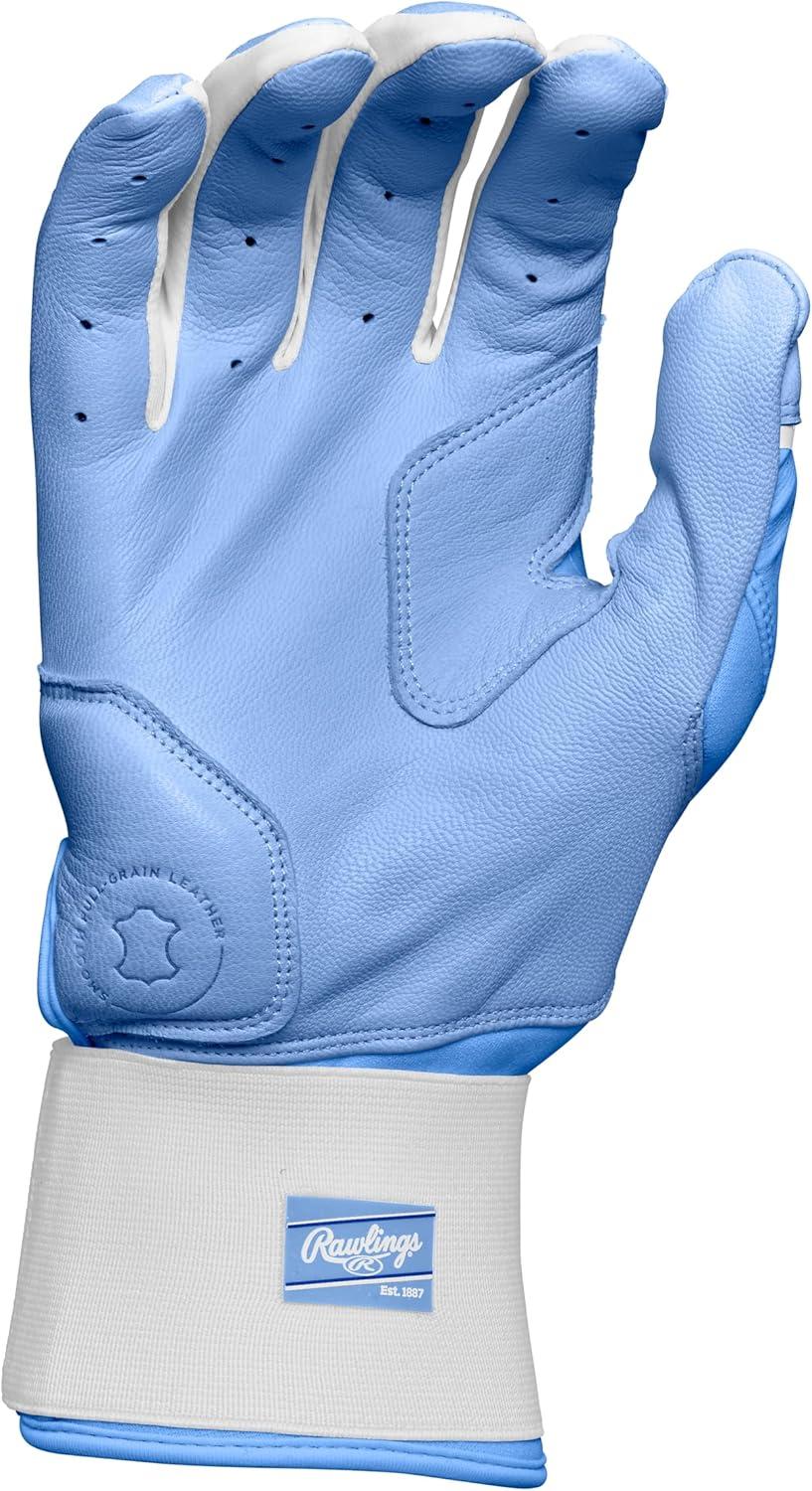 imageRawlings  Workhorse Baseball Batting Gloves  Compression Strap  Adult Sizes  Multiple ColorsCOLUMBIA BLUE