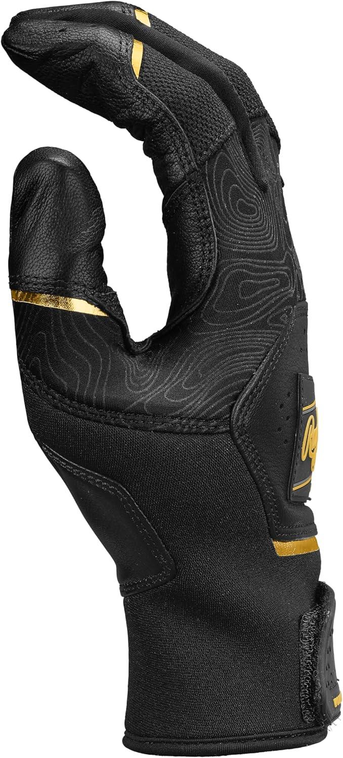 imageRawlings  Workhorse Baseball Batting Gloves  Youth Sizes  Multiple ColorsBlackGold