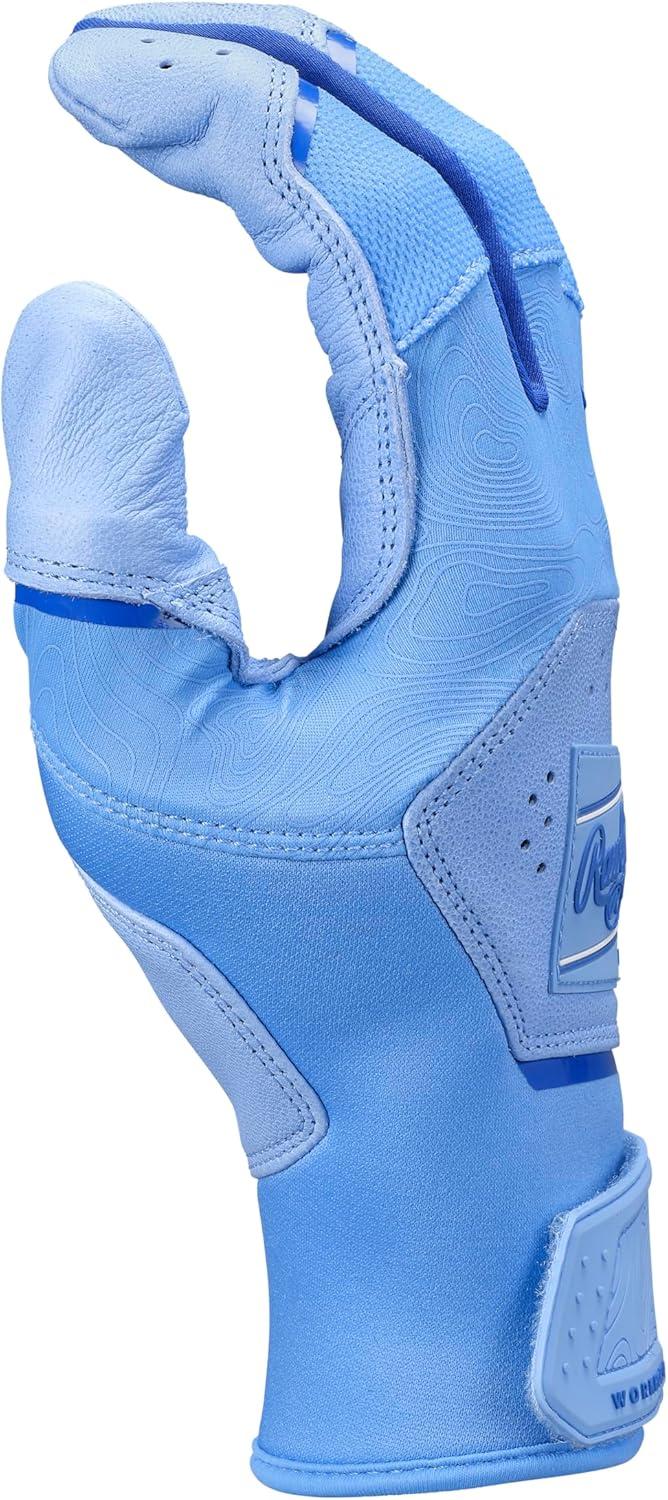 imageRawlings  Workhorse Baseball Batting Gloves  Youth Sizes  Multiple ColorsColumbia BlueRoyal