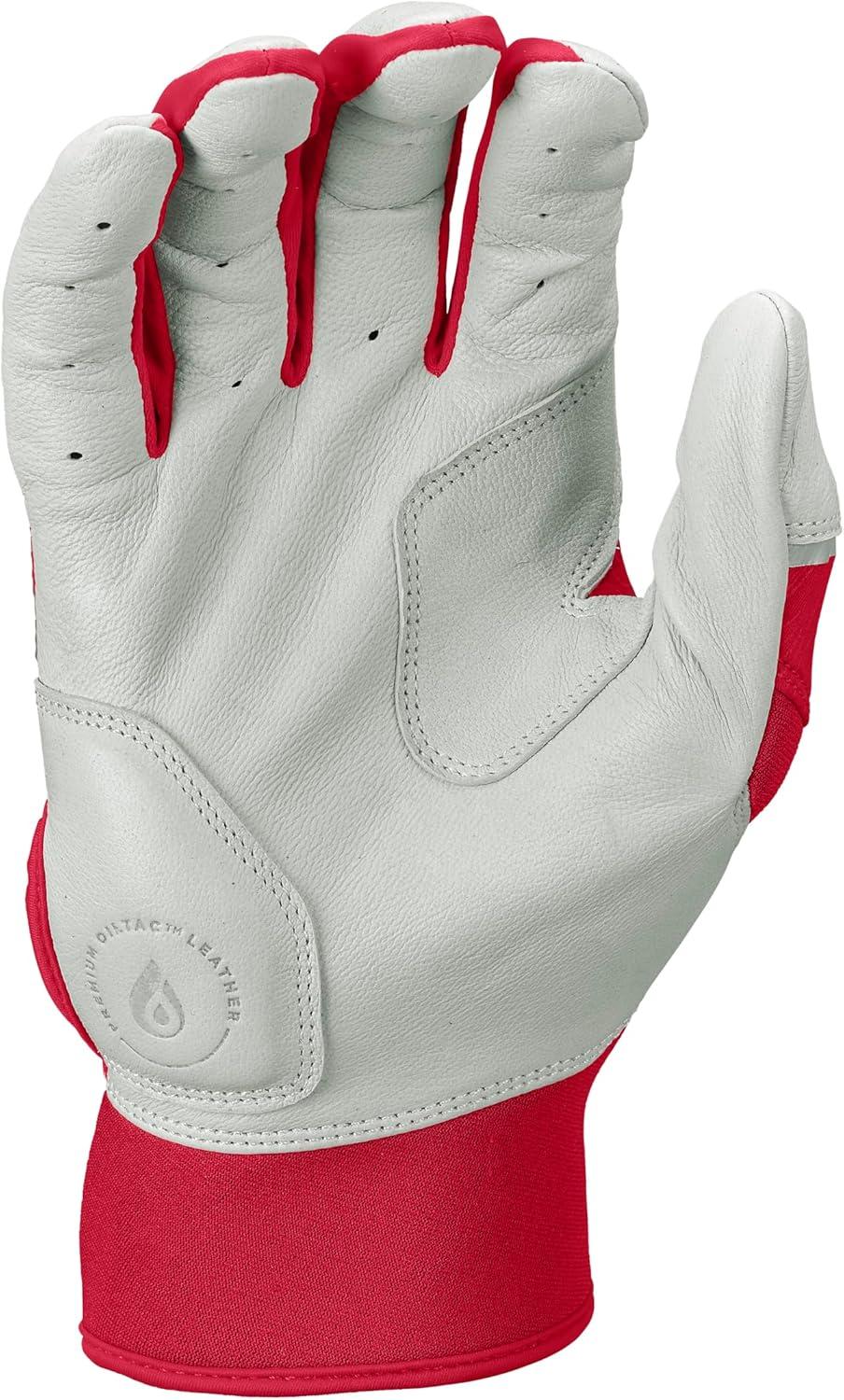 imageRawlings  Workhorse Baseball Batting Gloves  Youth Sizes  Multiple ColorsWhiteScarlet