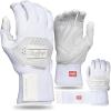 imageRawlings  Workhorse Baseball Batting Gloves  Compression Strap  Youth Sizes  Multiple ColorsWHITE