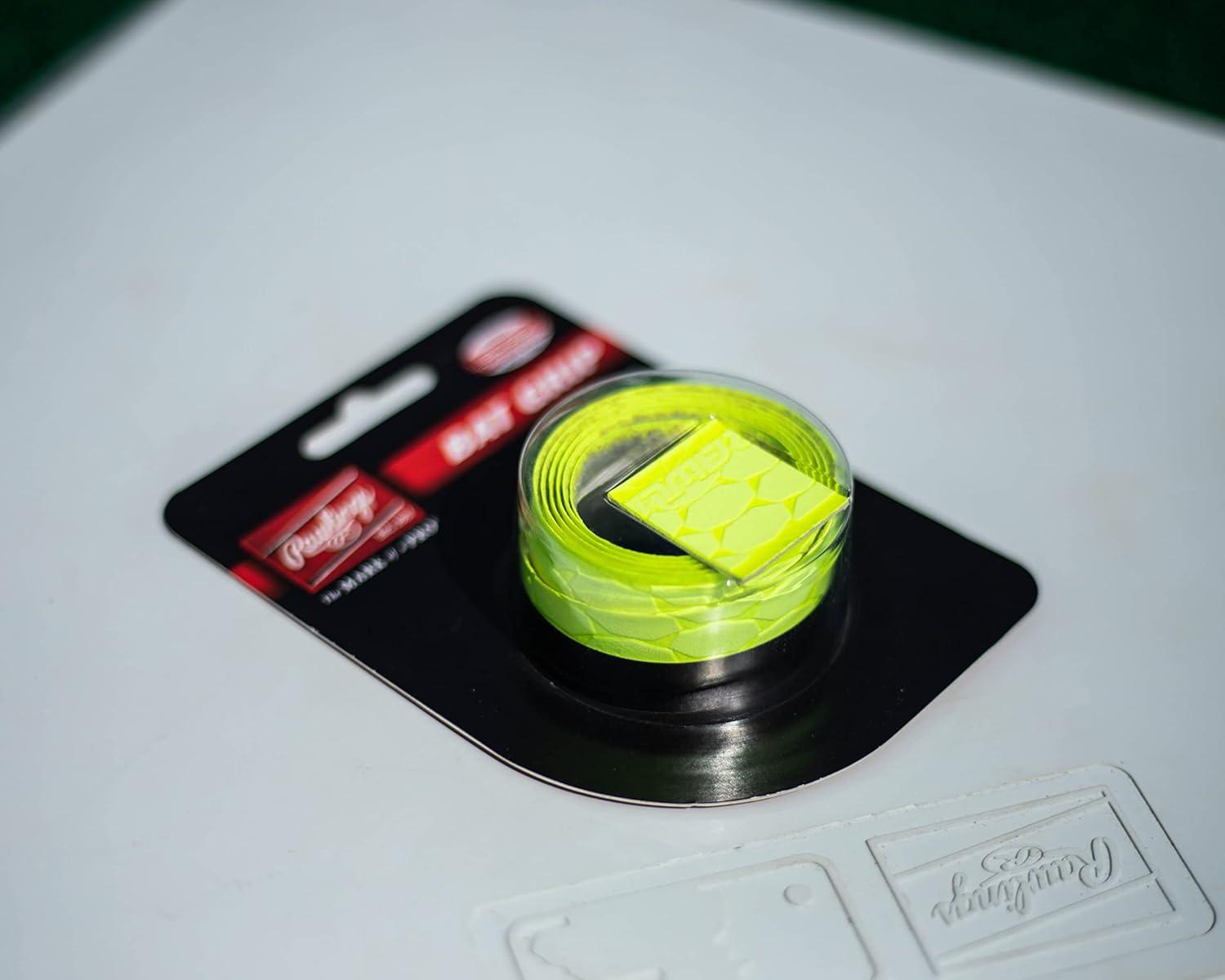 imageRawlings 100mm 180mm 275mm Bat Grip Baseball Softball Multiple ColorsNeon Yellow