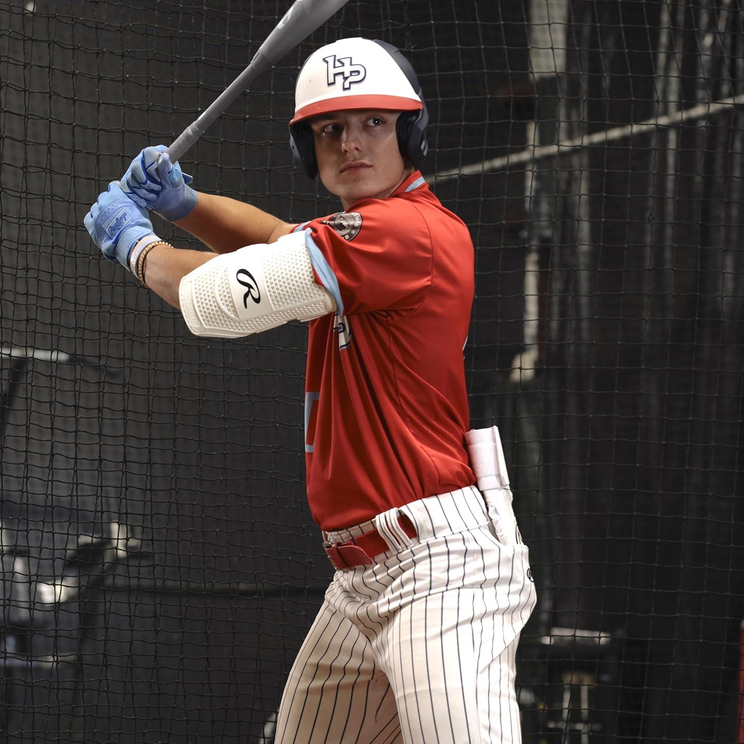 imageRawlings  Batters Elbow Guard  BaseballSoftball  Multiple Sizes amp ColorsWhite