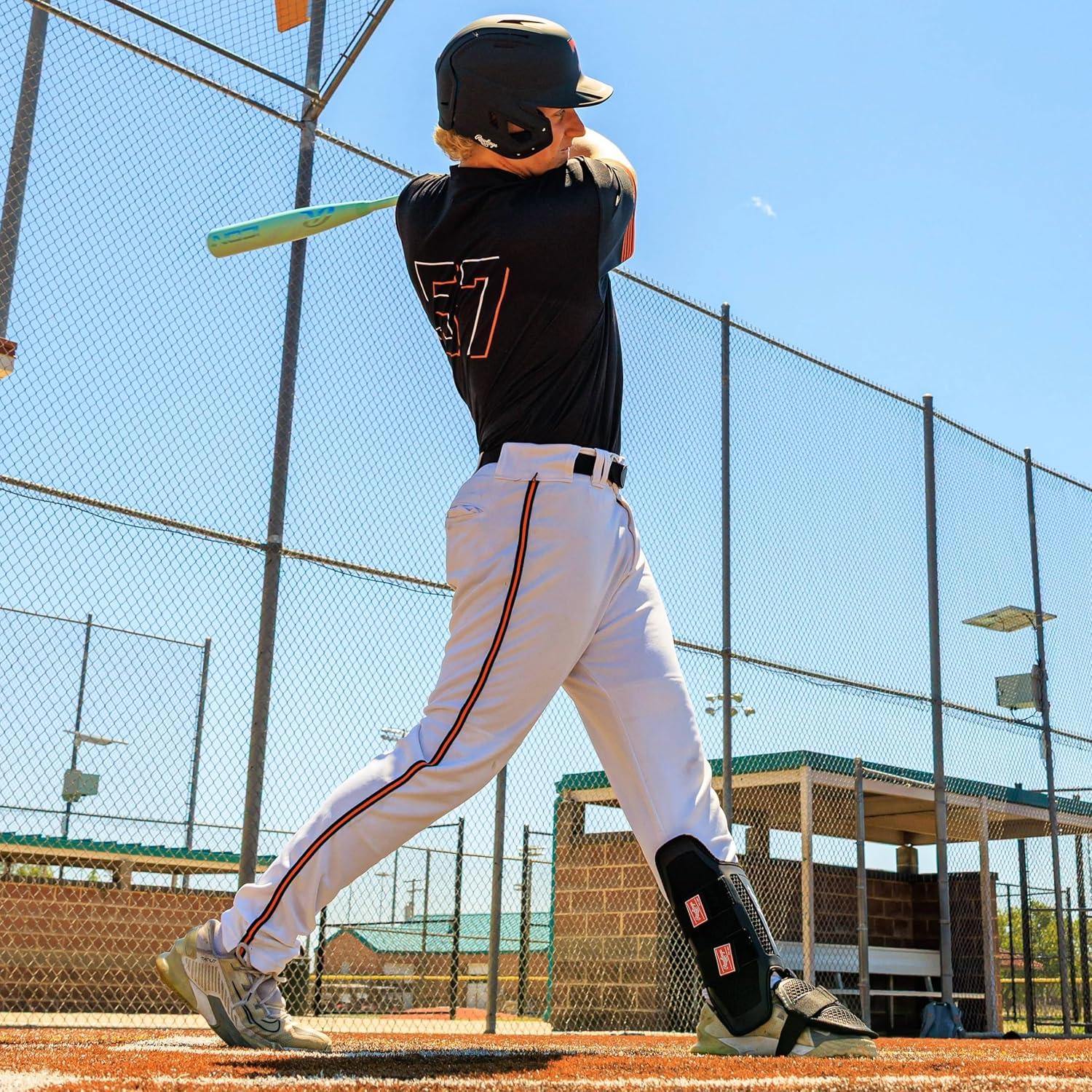 imageRawlings  Batters Leg Guard  Baseball  Softball  Small amp Large Sizes  Multiple ColorsScarlet