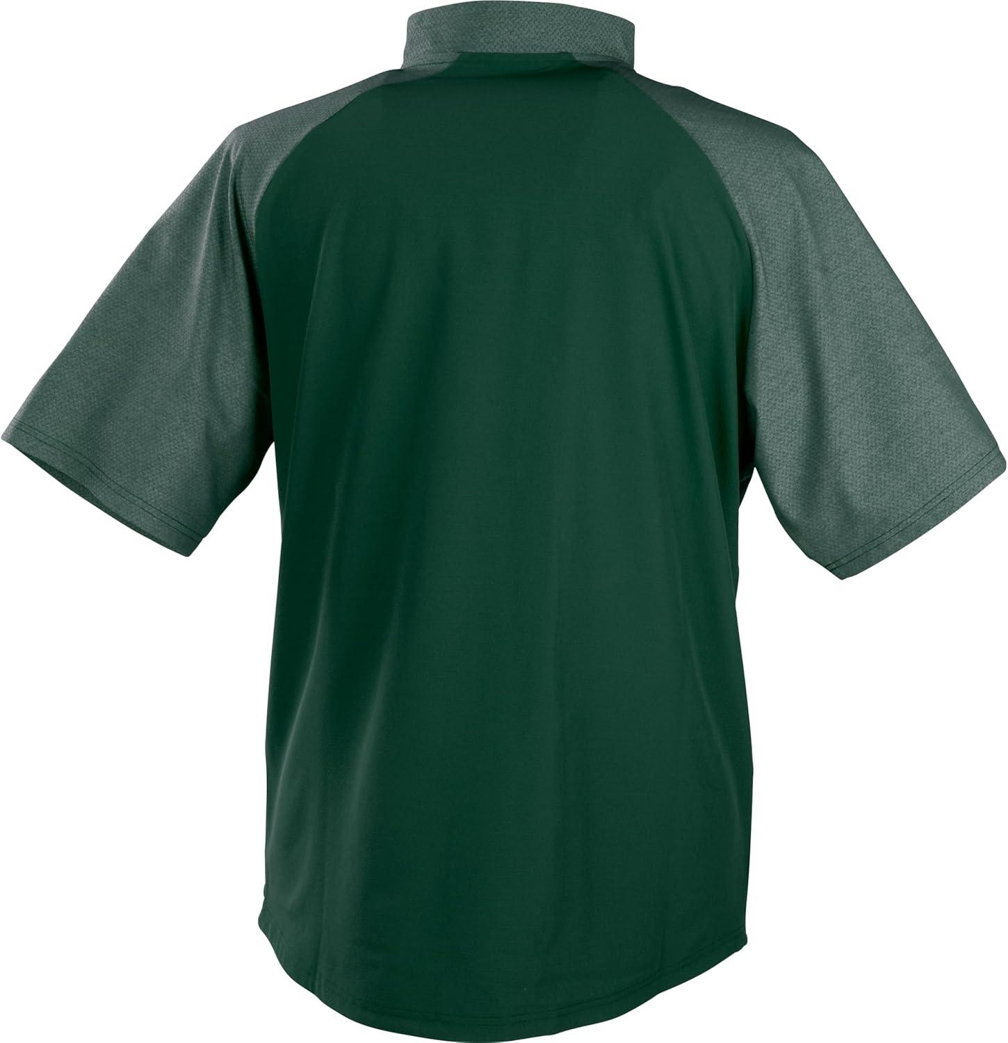 imageRawlings Mens Rawlings  Colorsync Short Sleeve Cage Jacket  Adult Sizes  Multiple ColorsDark Green