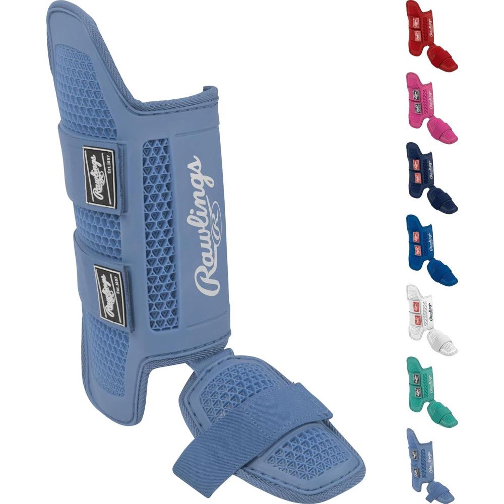 imageRawlings  Batters Leg Guard  Baseball  Softball  Small amp Large Sizes  Multiple ColorsColumbia Blue