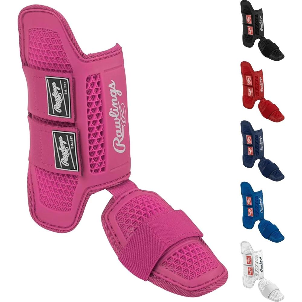 imageRawlings  Batters Leg Guard  Baseball  Softball  Small amp Large Sizes  Multiple ColorsPink