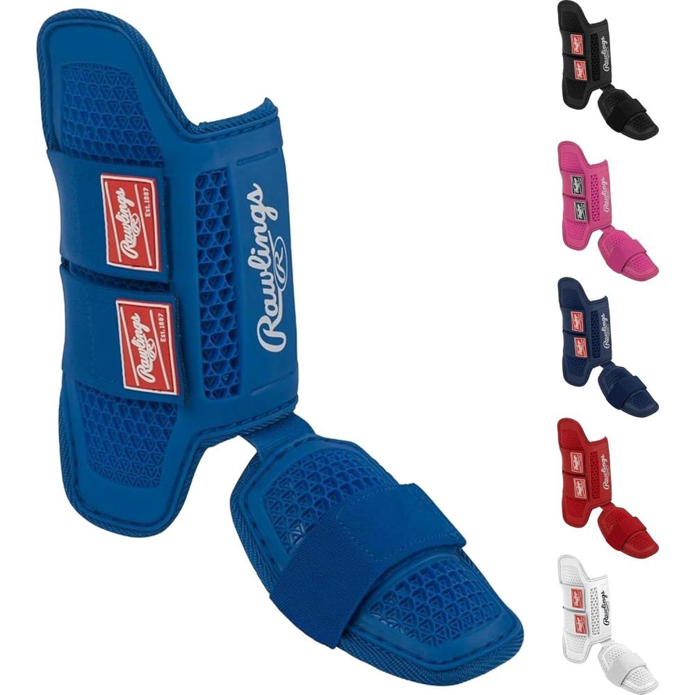imageRawlings  Batters Leg Guard  Baseball  Softball  Small amp Large Sizes  Multiple ColorsRoyal
