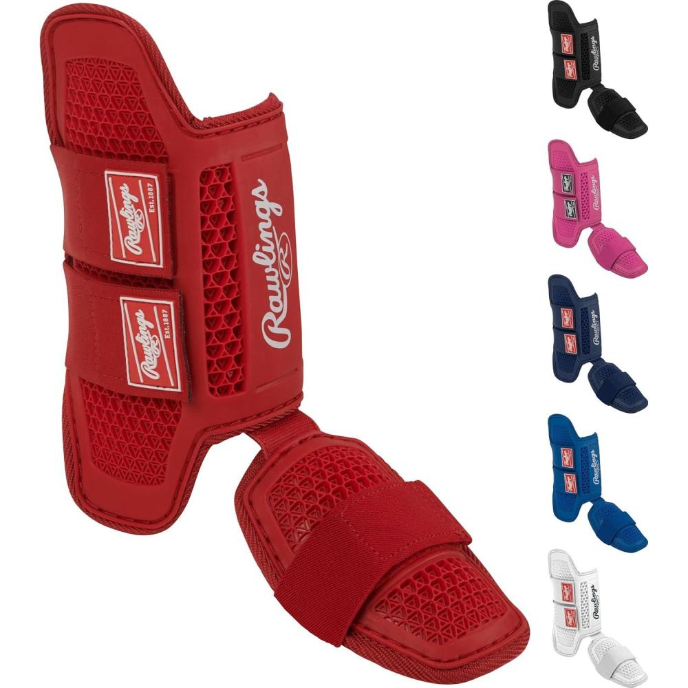 imageRawlings  Batters Leg Guard  Baseball  Softball  Small amp Large Sizes  Multiple ColorsScarlet
