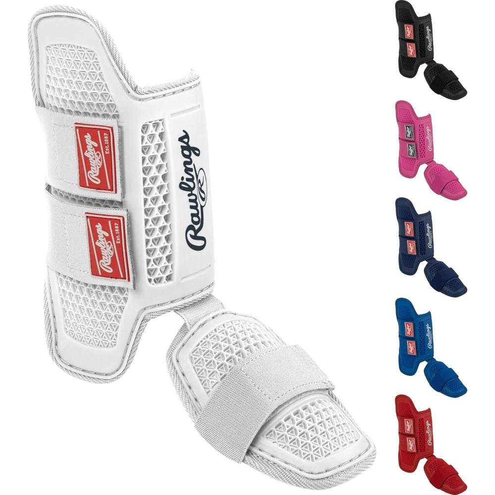 imageRawlings  Batters Leg Guard  Baseball  Softball  Small amp Large Sizes  Multiple ColorsWhite