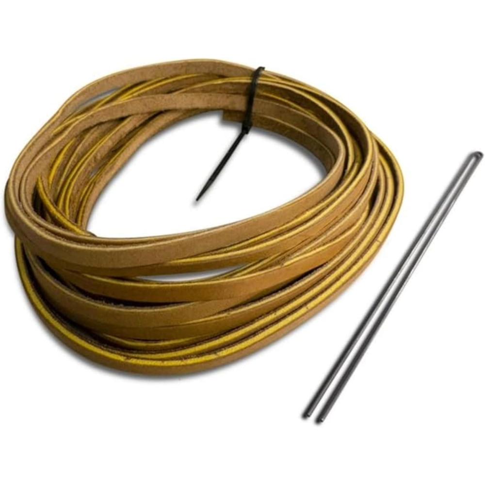 imageRawlings  Glove RELACE Pack  BaseballSoftball  4 pcs Standard 316 X 72 Lace with Lacing Tool  Multiple ColorsTan