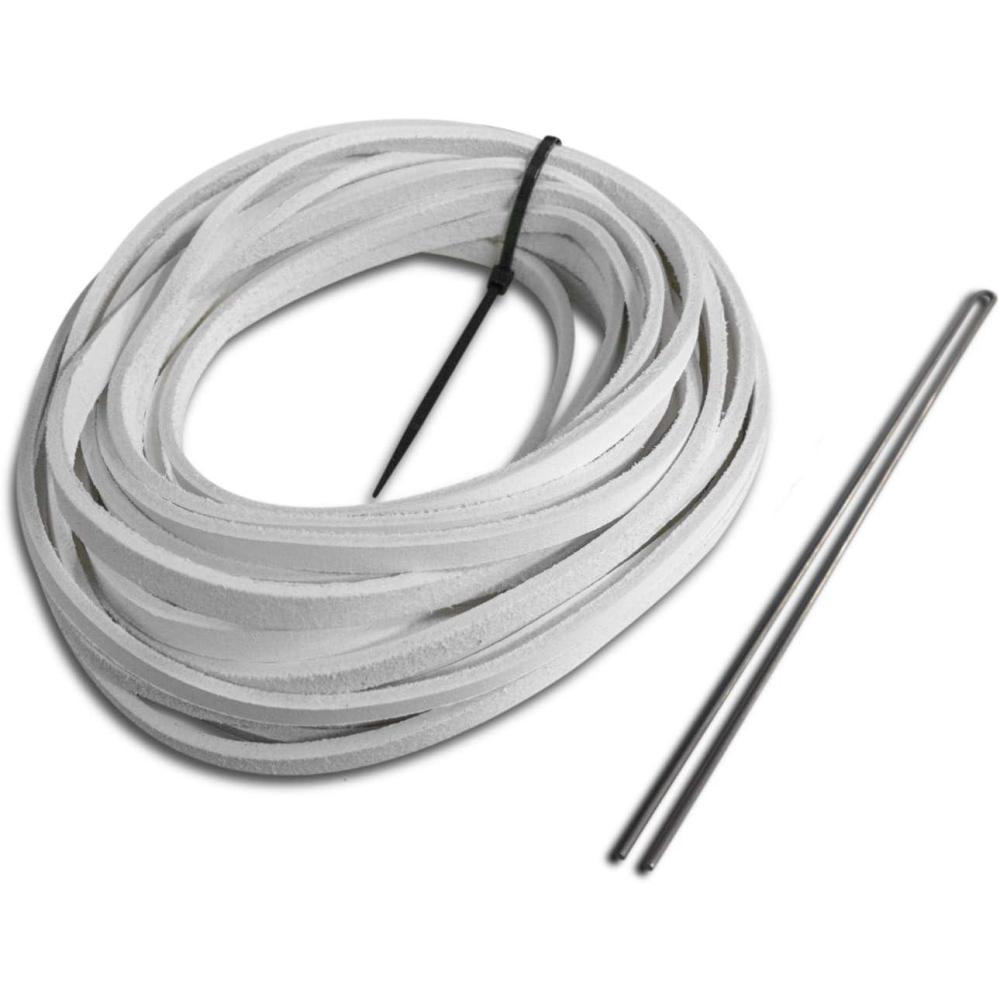 imageRawlings  Glove RELACE Pack  BaseballSoftball  4 pcs Standard 316 X 72 Lace with Lacing Tool  Multiple ColorsWhite