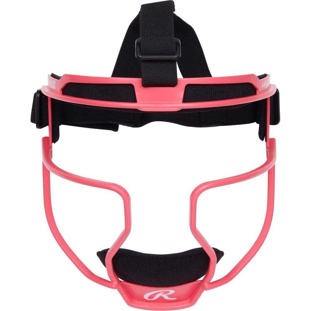 imageRawlings HIVIZ Fastpitch Softball Fielders Mask  Youth amp AdultPink