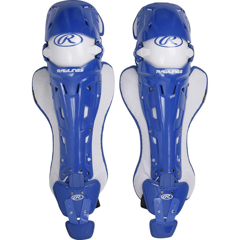 imageRawlings Rawlings  MACH Catchers Leg Guards  Baseball  NOCSAE Certified  Adult amp Intermediate Sizing  Multiple ColorsRoyal Blue