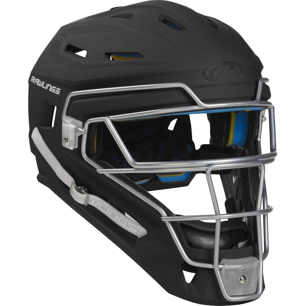 imageRawlings Rawlings  MACH Series Catchers Helmet  Baseball  Junior amp Senior Sizes  Multiple StylesBlack  Black