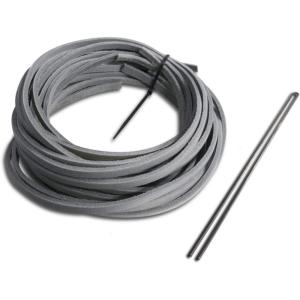 Rawlings | Glove RE-LACE Pack | Baseball/Softball | 4 pcs. Standard 3/16″ X 72″ Lace with Lacing Tool | Multiple Colors(Grey)