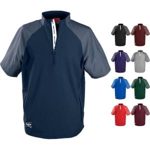 Rawlings Mens Rawlings | Colorsync Short Sleeve Cage Jacket | Adult Sizes | Multiple Colors(Navy)