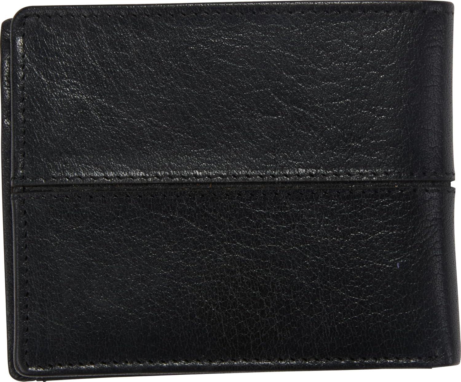 imageRawlings Mens Bifold Wallet Collection Genuine Leather Multiple Styles amp ColorsBlack Insert Included Debossed Logo