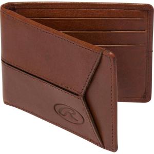Rawlings | Men’s Bifold Wallet Collection | Genuine Leather | Multiple Styles & Colors(Tan | Slim | Debossed Logo)